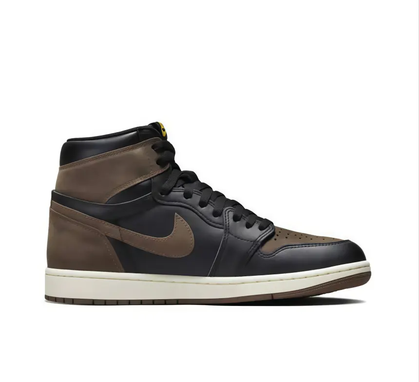 Earth Tone Brown Black Cushion Anti-Slip Multi-Scenario Vintage Basketball Shoes