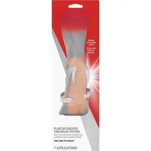 Sports Medicine PFTape, Plantar Fasciitis Pain Relief Athletic Tape, Therapeutic Support for the Foot, Disposable, Latex Free, One-Time Use Bandages