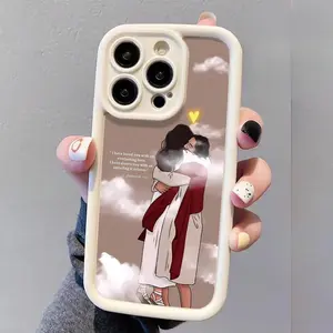 Jesus Love People Christ Bible Verse Pattern Case for iPhone 17 16 15 14 Pro Max 13 12 11 XR XS Air Plus E Shockproof Drop Protection Rugged Durable Silicone Cover