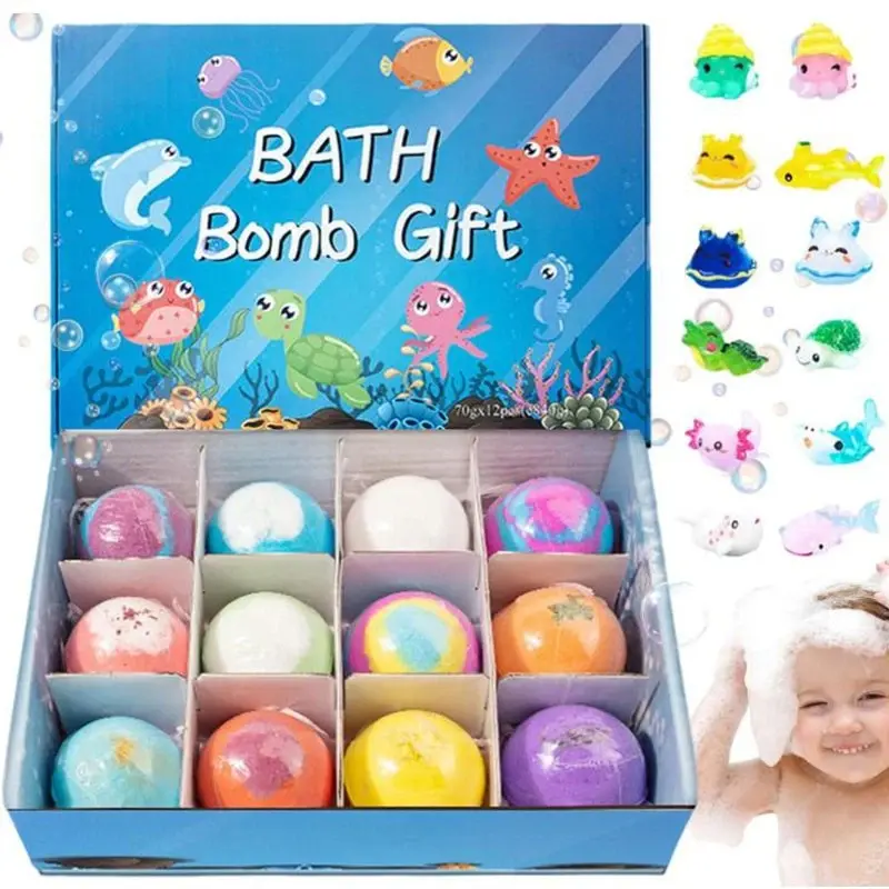 Bath Bombs for Kids, Spa Fizzies Bath Bomb, Handmade Fizzy Bubble Bath Bombs
