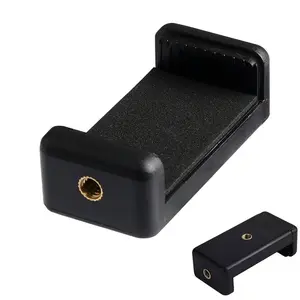 Tripod Stand Phone Clip 1/4 Inch Screw Hole Holder For Tripod Mobile Smart Phone Universal Accessories Stand Mount