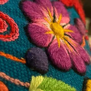 Jade Made Peruvian Wool Pillow Case - Handcrafted 100% High-Quality Wool, Vibrant Intricate Pattern, 20 Inches by 20 Inches, Durable & Eco-Friendly