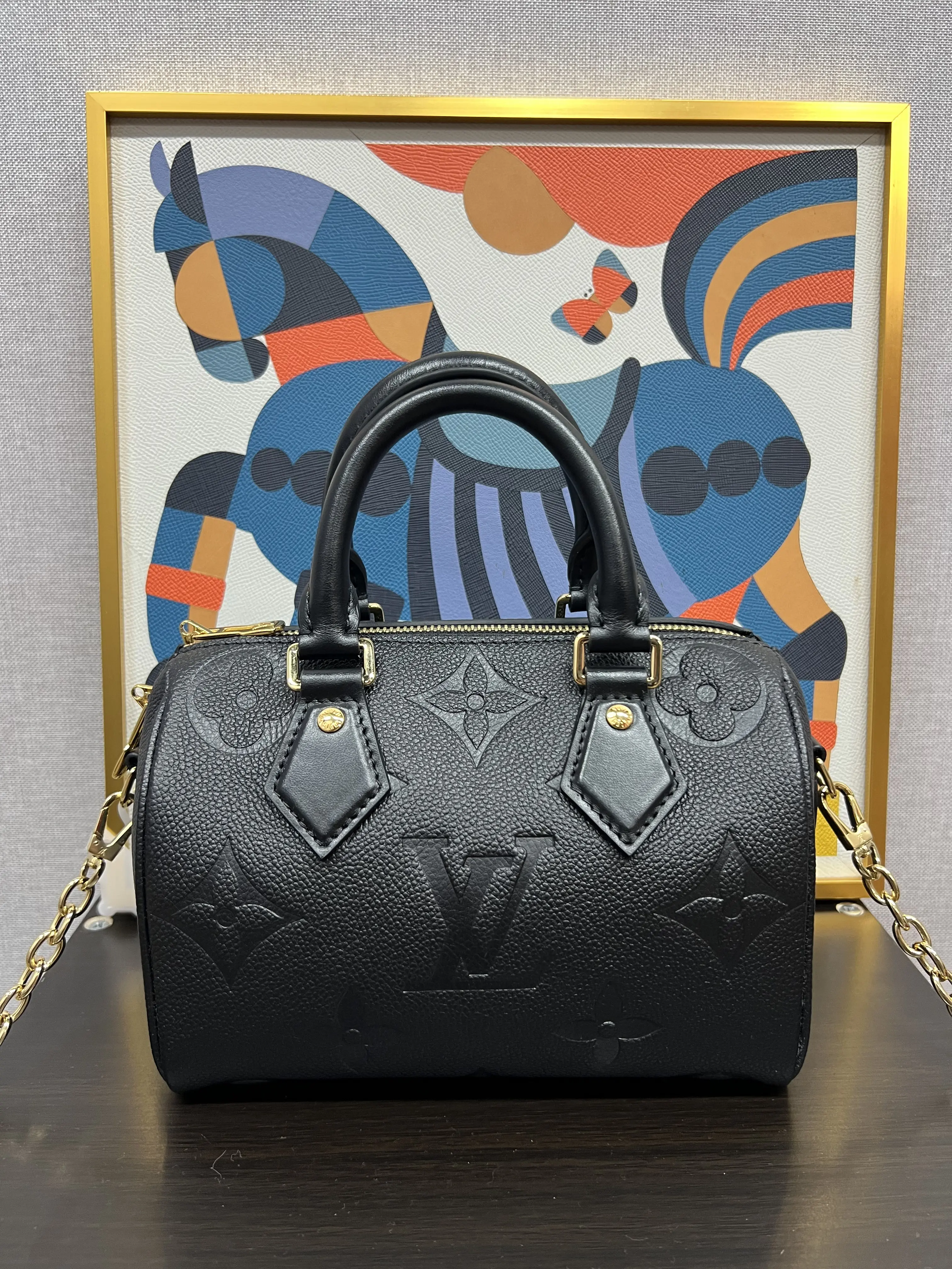 Pre-owned Louis Vuitton leather Crossbody Bags Speedy Bandoulière 20 [ Vault ]