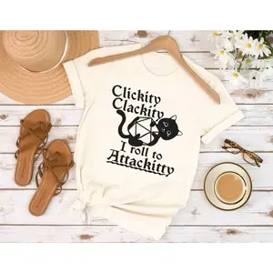 Retro DnD Dice Funny T-Shirt, Unisex Cotton Tee, Dungeon Master Shirt, Dungeons and Dragons Apparel, Perfect DnD Gift for Geeks