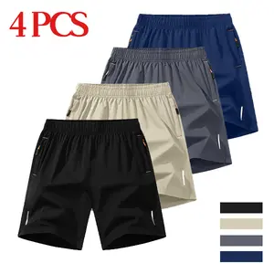 Men's Summer 4-Pack Shorts - Quick-Dry Fabric, Sleek & Stylish, Perfect for Gym, Outdoor Activities & Everyday Wear