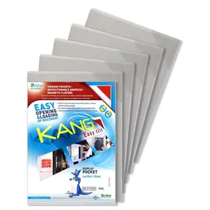 212 MAIN Kang Magnetic Closure Repositionable Pocket - Anti-Glare Rigid PVC Document Organizer, Files Organizer