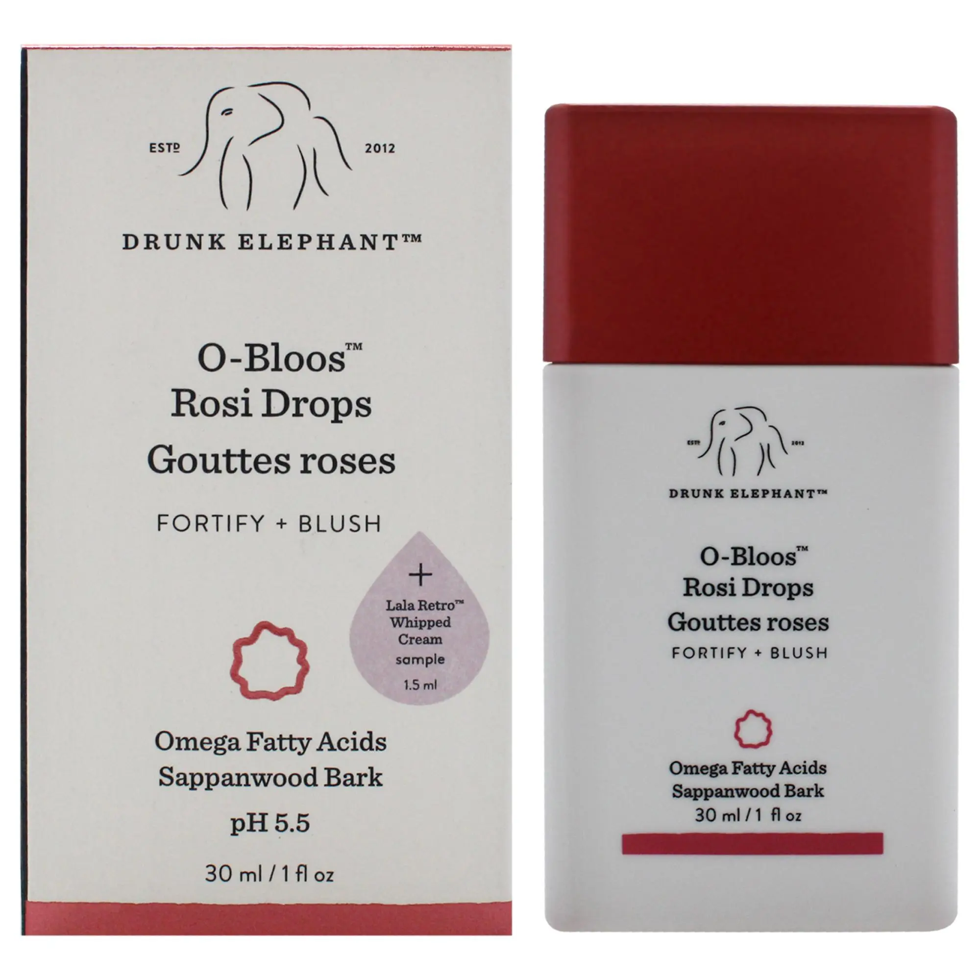 Drunk Elephant O-Bloos Rosi Drops - Women's Unisex Fragrance Product, 1 oz, Single Drop Applicable Beauty & Personal Care Item