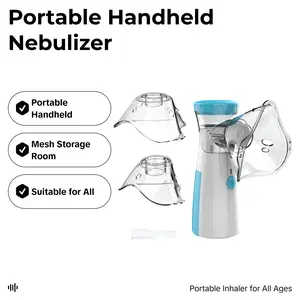 Portable Handheld Nebulizer Machine, Mesh Storage Room, Suitable for Adults and Children, Home Travel Use Electric Nebulizer,Cool Gadgets