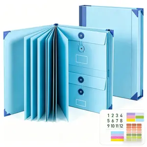 Accordion File Organizer, If I Die Binder Manila Pocket Document Folder for Passports, Birth Certificates & Important Papers, Office & Home Storage