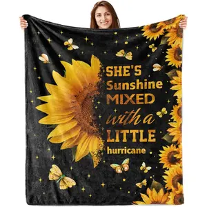 Sunflower Gifts for Women, Sunflower Gifts, Sunflower Birthday Gifts for Women, Sunshine Gifts for Women, Gifts for Sunflower Lovers, Sunflowers Decor Gifts for Sunflower Lovers Blanket