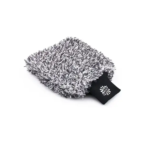 The Rag Company Cyclone Ultra Wash Mitts - 70/30 'Gauntlet' Blend Korean Microfiber, Foam Padded, Scratch-Free, Lint-Free Car Wash Accessories, Rinseless Surface Cleaner, Soft Automotive Cleaning Tool