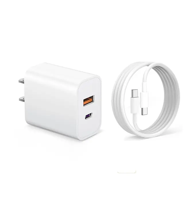 iPhone Fast Charger,20W Dual USB A Port,USB C  Wall Charger with 10FT USB C-C Charging Cord Apple Charger Fast Charging for iPhone 17/17 Air/17 Pro/16e/16/16 Pro/15/15 Pro/Pro Max/Plus