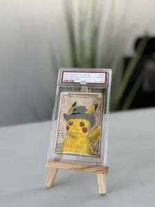 Customizable Painted Wooden Card in a Slab