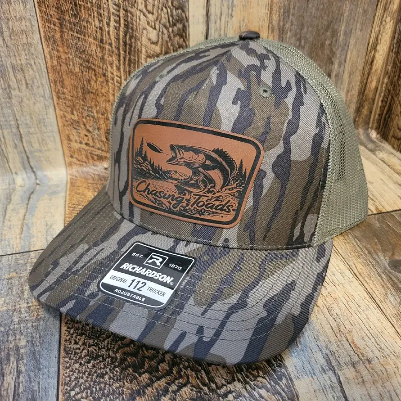 BassChasing Camouflage Graphic Snap-Back Baseball Cap - Adjustable Sports Cap, Casual Outdoor All-Seasons Hat, UV Protection Sun Shield, Snap Closure Fishing Accessory