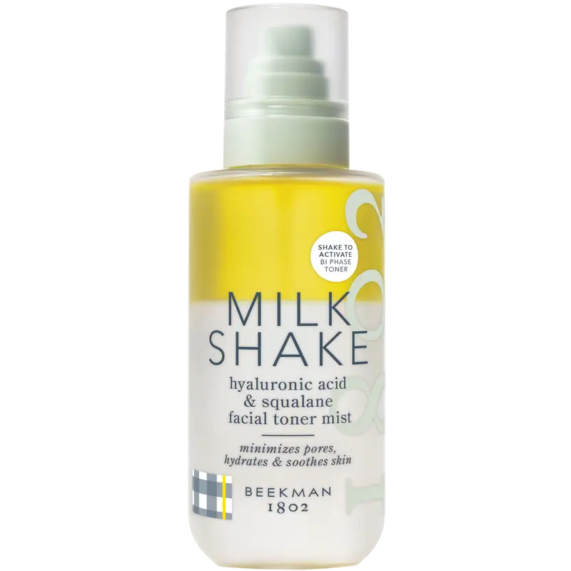 Milk Shake Hyaluronic Acid & Squalane Facial Toner Mist; Hydrates, Soothes Skin, Sensitive, Mugwort, Hydration, Minimizes Pores