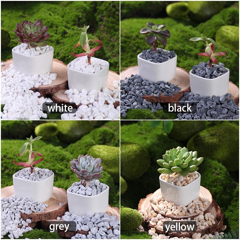 Natural Decorative Rocks 0.44/1.76lb Mixed Colors Pebbles, Aquarium Garden Outdoor Decoration, Fish Tank Sand Vase Filler, Holiday Decorations