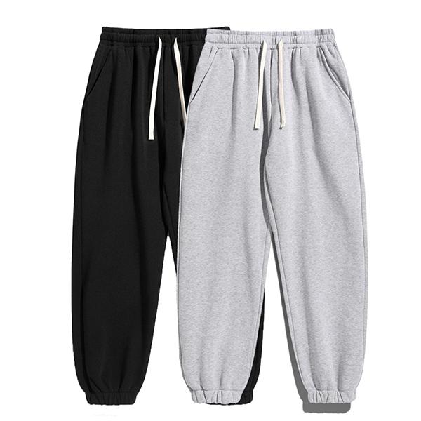 Men's casual sports joggers, loose fit drawstring pants with elastic cuffs, suitable for gym, running, and everyday wear. casual comfy loose fitting trouser