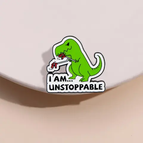Cartoon Dinosaur Design Brooch Pins, Cute Badge for Clothing, Hats, Backpacks, Fashion Accessories for Men & Women, Gift for Friends & Family, Blindbags Surprise Set, Mystery Bags