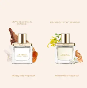 DearIrean 2pcs Essential Oil Eau De Parfum, Luxury Perfume for Women and Men with Floral Fruity & Woody Notes, High-End Custom Fragrance, Long-Lasting Scent Perfume, 0.34 fl oz