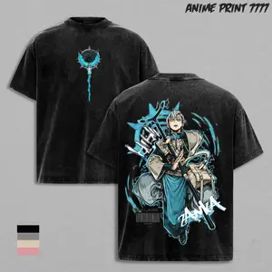 AP7777 Retro Zanka Nijiku Gachiakuta The Cleaner Anime T-Shirt 100% Premium Cotton Relaxed Fit S-5XL Oversized Washed 230gsm American Made