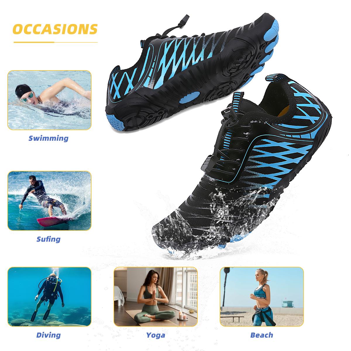 Women's Minimalist Outdoor Water Shoes - Barefoot Look, Stretch Fabric, Wide Toe Box for Bunions & Plantar Fasciitis, Flexible Non-Slip EVA Sole, Orthopedic Support, Travel Wear for Casual Activities, Lightweight Breathable Watershoes