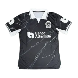 2526 CD Olimpia Third Away Black Short Sleeve Top Football Soccer Jersey Liga Honduras
