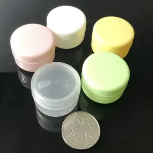 10pcs/Set 10g Refillable Makeup Jars - Portable & Leakproof Cosmetic Containers for Creams, Lotions, Beads - Assorted Colors, Makeup Products, Bottles