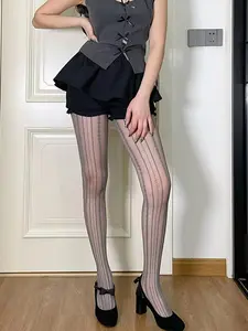 Women's Pattern Tights, Floral Lace Tights for Women, Breathable Stretchy Fit With No-pinch Waistband