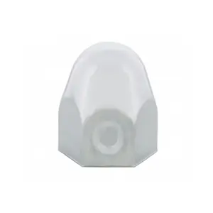 United Pacific - 1-1/2 Inch x 2 Inch Chrome Steel Bullet Nut Cover