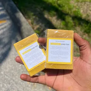 Exfoliating turmeric and Lemon soap bar