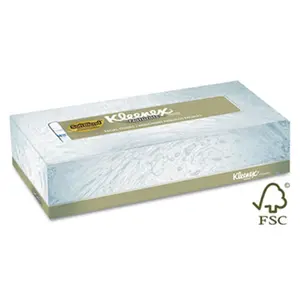 212 MAIN Kimberly-Clark 21601BX White Facial Tissues - 125 Sheets per Box, 8.4 in, Softblend Soft Thick Tissues Made with Recycled Fibers, Double Ply