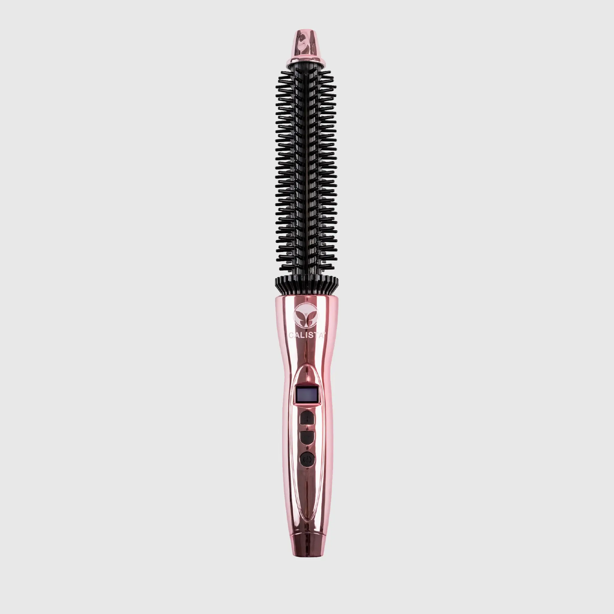 Perfecter Pro Heated Round Brush 0.75" - Curling Iron Alternative Hair Tool - Curl, Wave & Lift with Less Frizz & More Shine