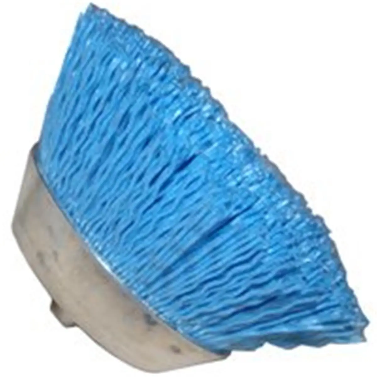 212 MAIN Nyalox Carded Cup Brush (Model 541-786-21-2) - 2.5 in. Blue 240 Grit Abrasive Bristles, Mounted Shank, Reptile-Safe Round Tool, No Bristle Shedding, 0.36 lbs., for Surface Prep, Cement, Cutouts and Joinings, Brick Mortar Cleaning
