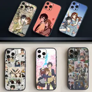 Anime H-Horimiya Phone Case For iPhone 17,16,15,14,13,12,11 Plus,Pro Max,XS,X,XR,SE,Mini,8,7,Soft Silicone Black Cover