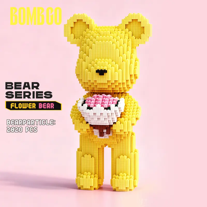 building block bear rose apricot - TikTok Shop building block bear rose apricot - TikTok Shop