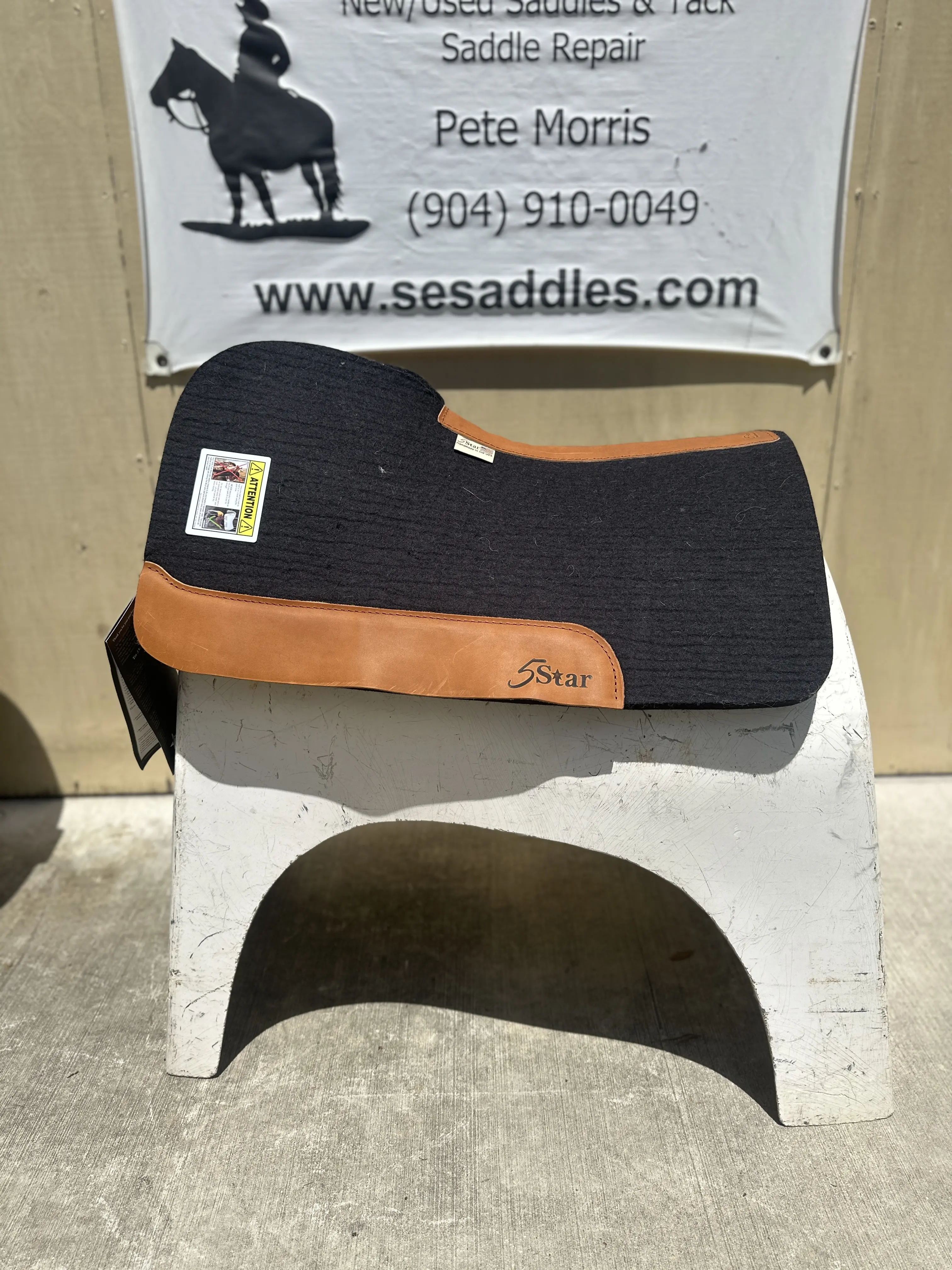 1/2" Elevated Flex Fit Barrel racer 5 Star Pad