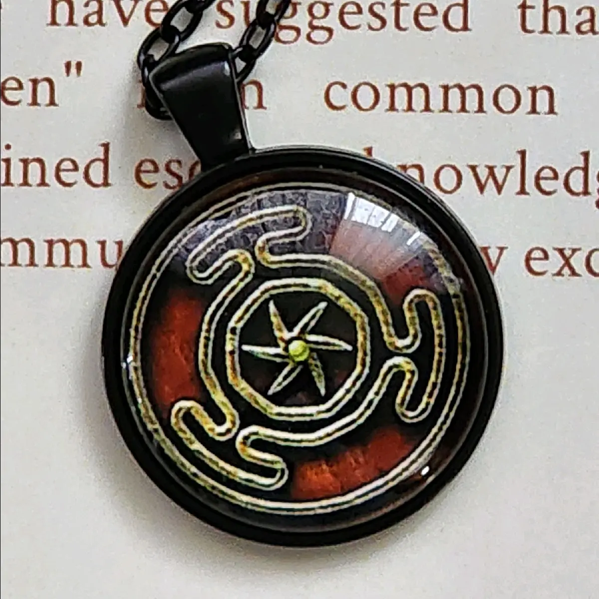 Wheel of Hecate key necklace