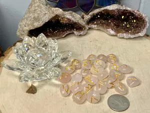 Rose Quartz Rune Set