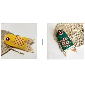 2 fish universal pendant drawstring portable small decorative bag, mini gift bag, cosmetic bag, jewelry bag, party gift bag, reusable environmentally friendly storage bag, exhibition wedding gift bag,