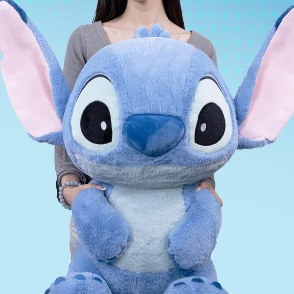 【Holiday Gift】Disney Stitch Basic Style Sitting Plush Doll - Soft Cuddly Stuffed Toy, Adorable Home Decor & Sweet Gift for Her| Shopping Bag  , Holiday & Holiday Haul