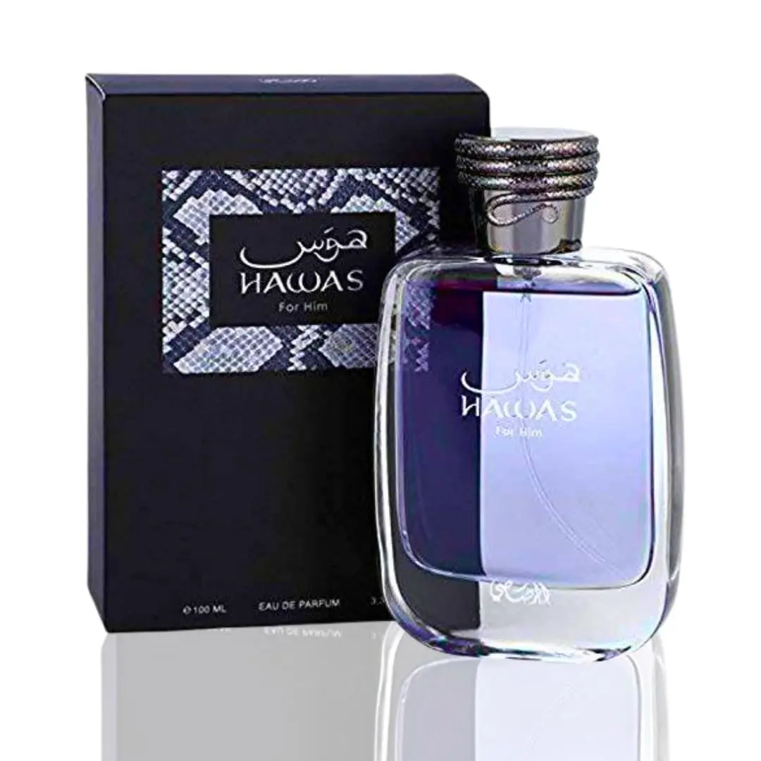 Hawas For Him Eau de Parfum Spray 100ml (3.38 OZ) for Men by Rasasi