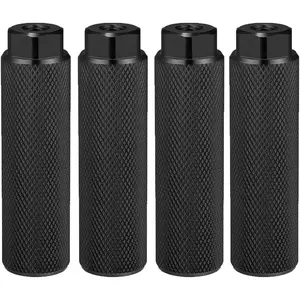 4Pcs Aluminum Alloy Anti-Skid Lead Foot Bicycle Pegs 3/8 inch Axles