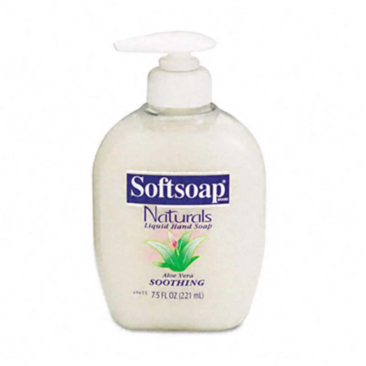 Softsoap Moisturizing Liquid Hand Soap with Aloe Vera, Gentle Cleansing Formula for Camping & Hiking, 7.5 oz Pump Bottle, All Skin Types, Smoothing, Hydrating, Gentle Care