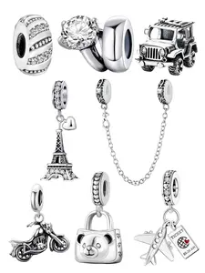 Travel Themed Charms, Travelling Fashionable DIY Jewelry Accessories for Women & Girls, Trendy All-match & Exquisite DIY Jewelry for Birthday Gift