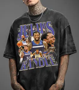 Julius Randle Shirt, Retro 90s Basketball Power Forward Vintage T-Shirt, Minnesota Basketball Unisex Wash Shirt, Bootleg Hoodie, Sweatshirt Gift For Fan