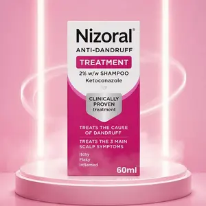 Nizoral Advanced Scalp Shampoo 60ml – Gentle Anti-Dandruff Care for Smooth, Flake-Free Hair