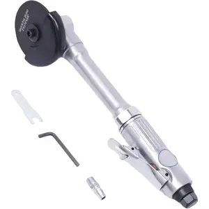 3-Inch Air Cut off Tool, Long Handle Pneumatic Cut off Tool, Speed Adjustable Pneumatic Angle Grinder, Air Cutting Tool Grinder Tool, Pneumatic Cutting Machine, 90PSI 25000RPM Metal Hardware