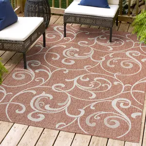 JONATHAN Y Maribel Traditional Classic All-Over Scroll Area Rug; for Living Room, Kitchen, Bedroom, Dining Room, Office