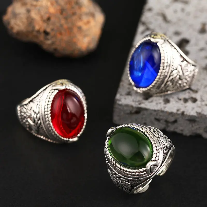 Fashionable And Minimalist Electroplated Mens Ring
