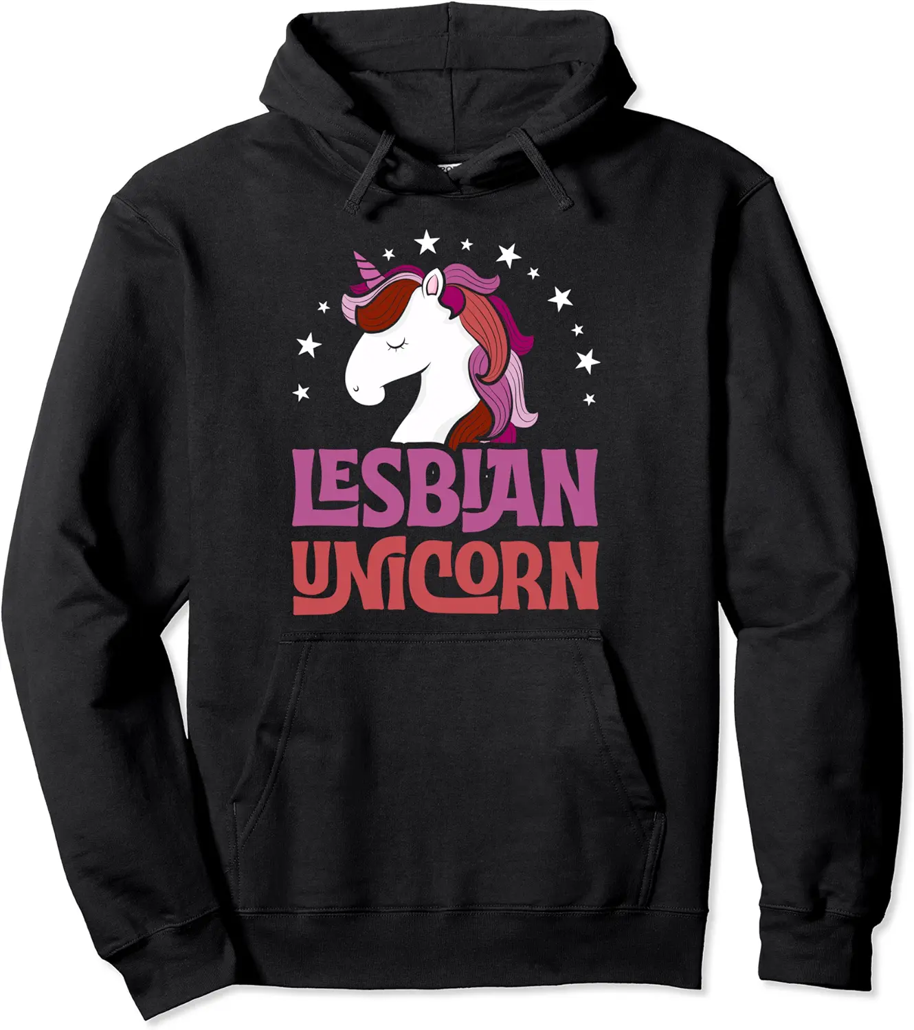 Lesbian Unicorn Lesbian Pride Flag Couple Gift Pullover Hoodie - Griseldatu Shop 63B08CBZSWSS